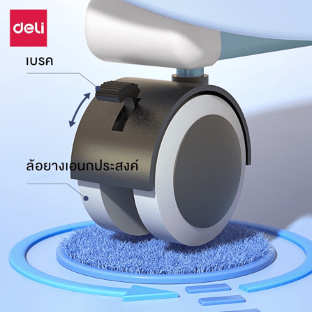 กระดานไวท์บอร์ด Deli EV164-B-YL-01 ขนาด 90 x 120 cm_5